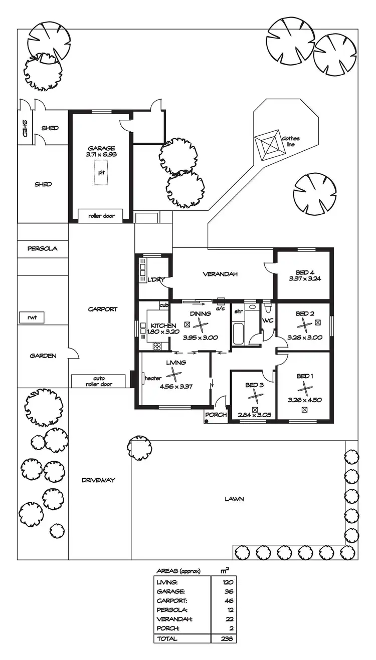Floorplan of Homely house listing, 25 Lorraine Avenue, Para Vista SA 5093