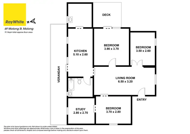 Floorplan of Homely house listing, 69 Molong Street, Molong NSW 2866