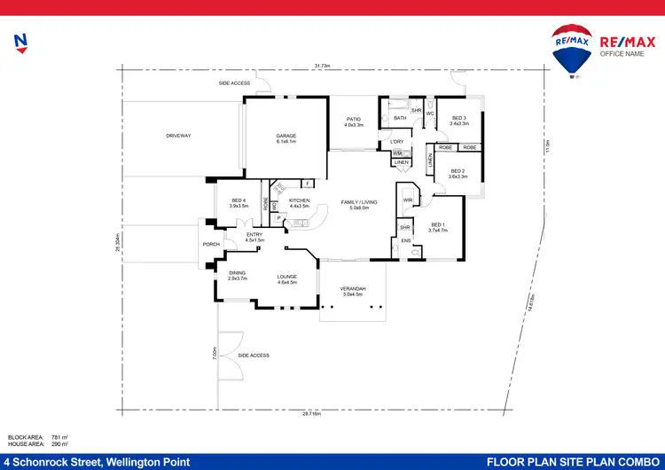 Floorplan of Homely house listing, 4 Schonrock Street, Wellington Point QLD 4160