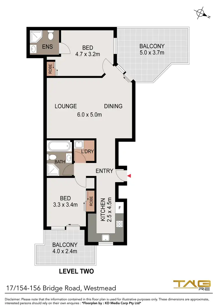 Floorplan of Homely unit listing, 17/154-156 Bridge Road, Westmead NSW 2145