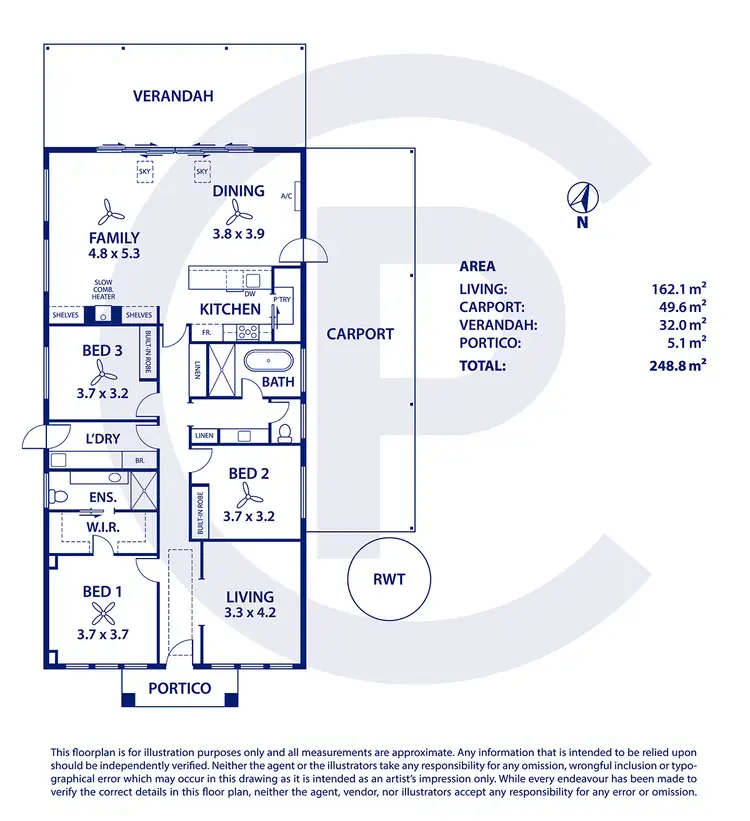 Floorplan of Homely house listing, 4 Gum Tree Drive, Littlehampton SA 5250