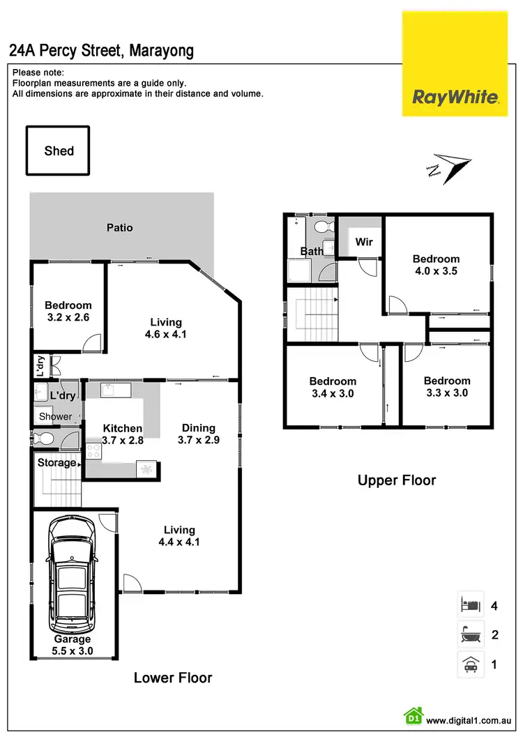 Floorplan of Homely house listing, 24A Percy Street, Marayong NSW 2148