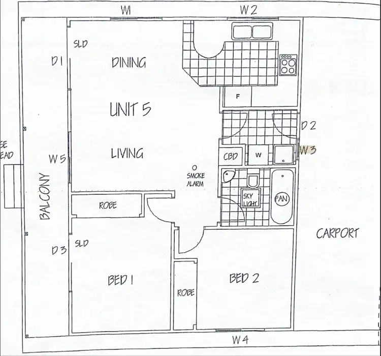 Floorplan of Homely house listing, 2/40-42 Shaw Street, Swansea TAS 7190