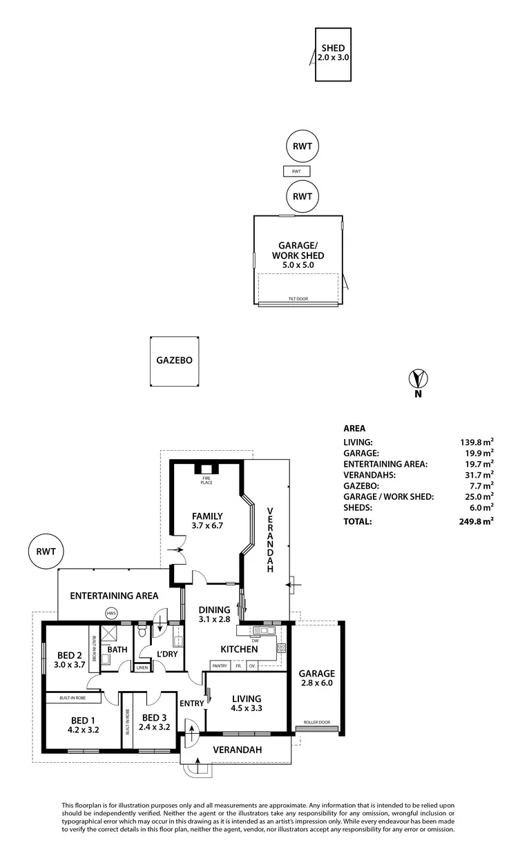 Floorplan of Homely house listing, 10 Mount Torrens Road, Lobethal SA 5241