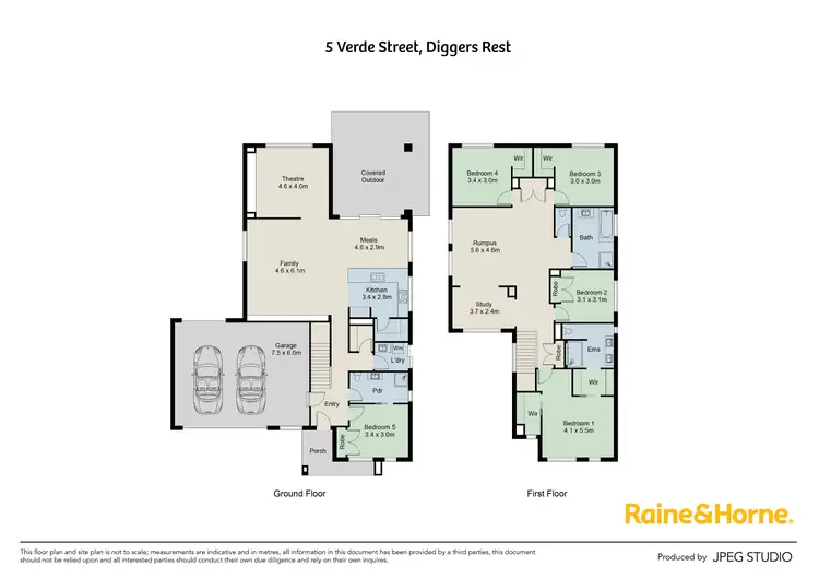 Floorplan of Homely house listing, 5 Verde Street, Diggers Rest VIC 3427