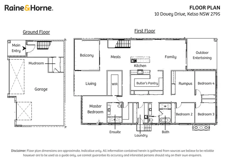 Floorplan of Homely house listing, 10 Dovey Drive, Kelso NSW 2795