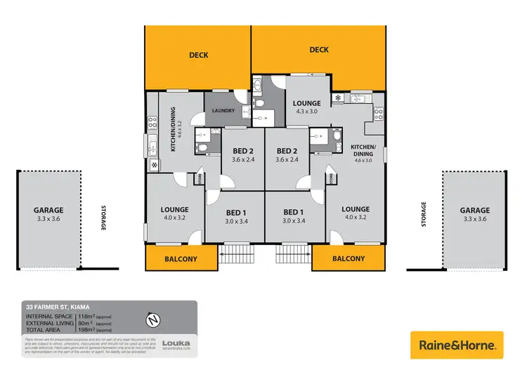 Floorplan of Homely house listing, 33 Farmer Street, Kiama NSW 2533