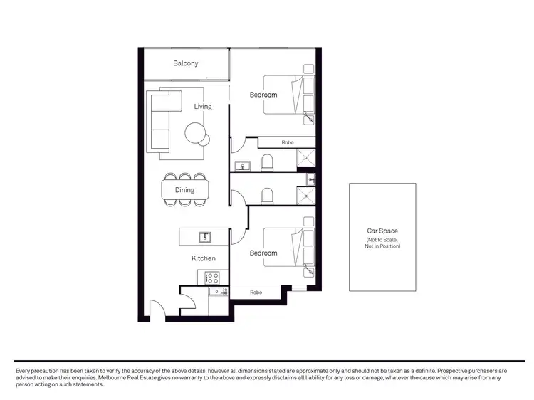 Floorplan of Homely apartment listing, 4106/45 Clarke Street, Southbank VIC 3006
