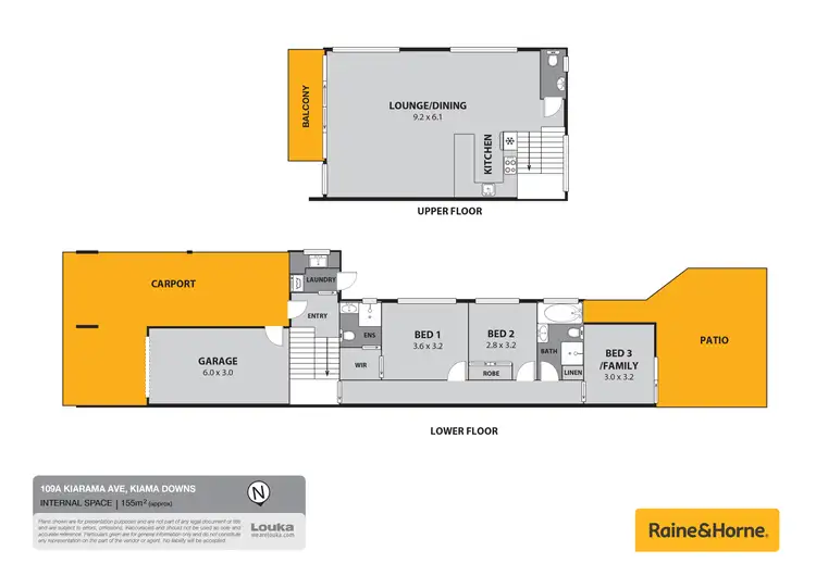 Floorplan of Homely semi-detached listing, 109A Kiarama Avenue, Kiama Downs NSW 2533