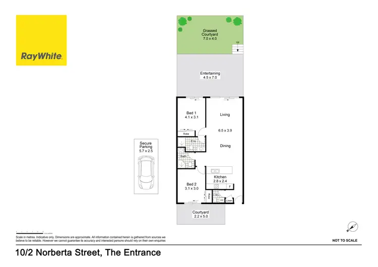 Floorplan of Homely apartment listing, 10/2 Norberta Street, The Entrance NSW 2261