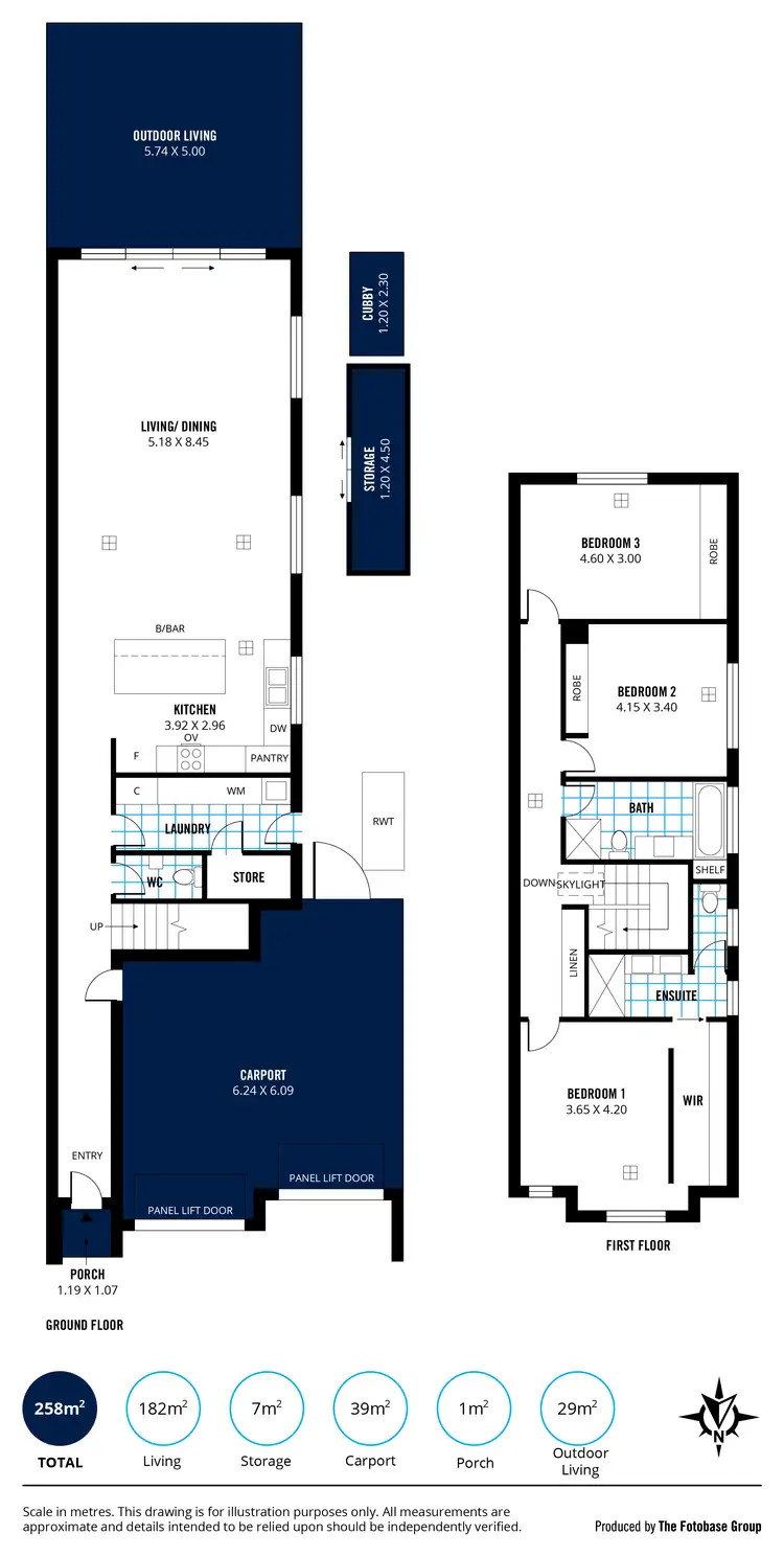 Floorplan of Homely house listing, 22 Kent Avenue, Warradale SA 5046