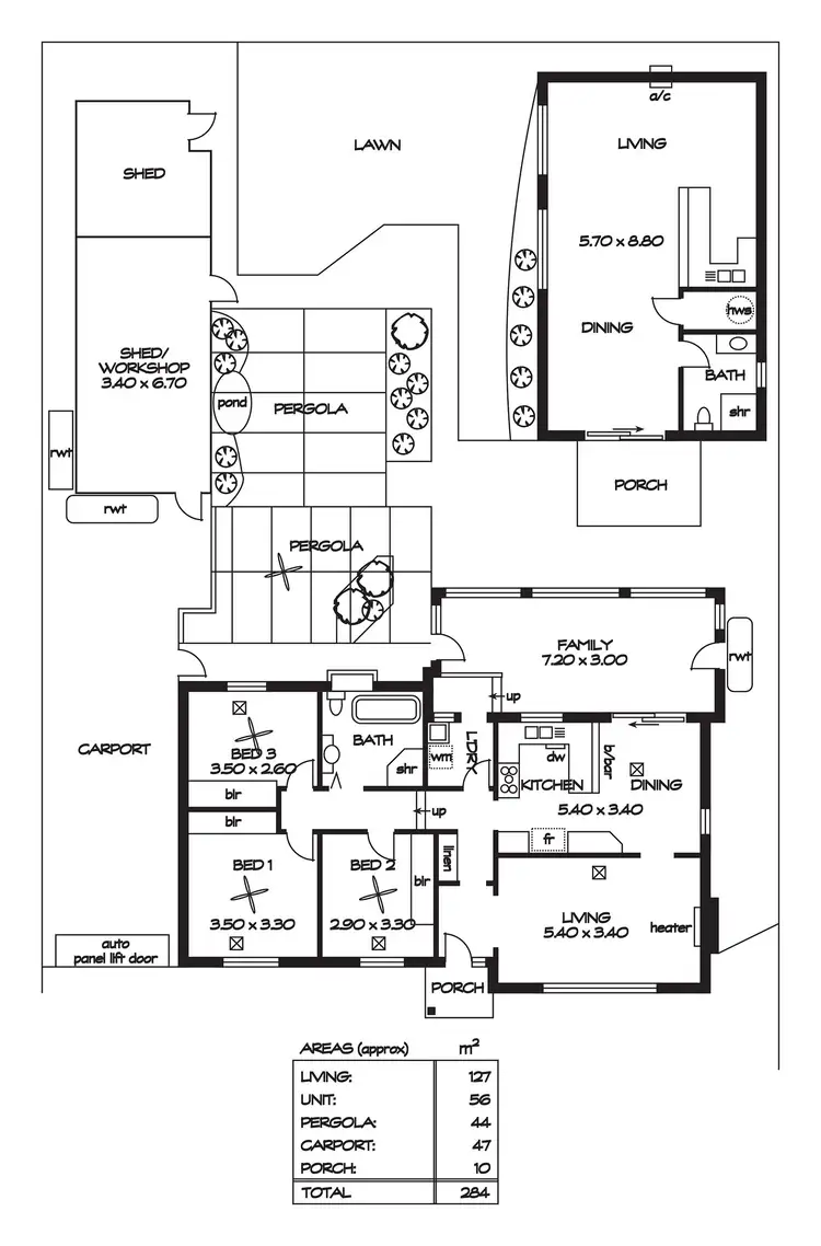 Floorplan of Homely house listing, 8 Stanley Way, Gilles Plains SA 5086