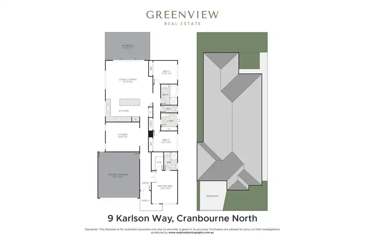 Floorplan of Homely house listing, 9 Karlson Way, Cranbourne North VIC 3977