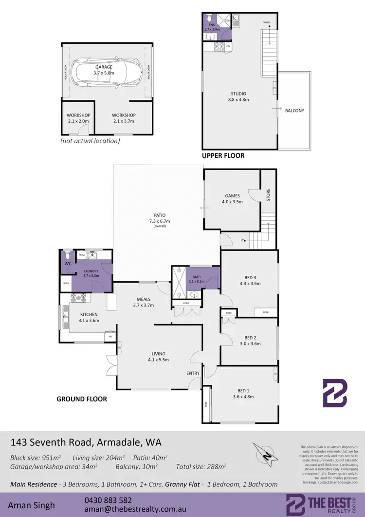 Floorplan of Homely house listing, 143 Seventh Road, Armadale WA 6112