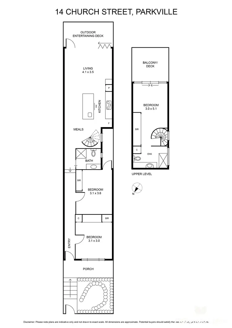 Floorplan of Homely house listing, 14 Church Street, Parkville VIC 3052