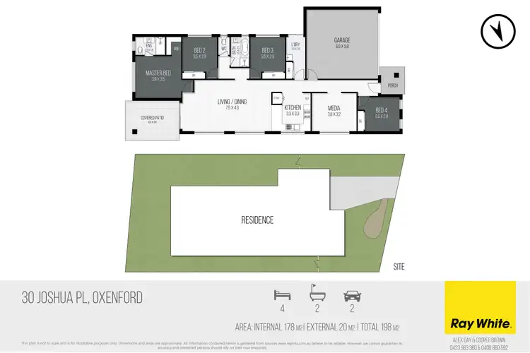 Floorplan of Homely house listing, 30 Joshua Place, Oxenford QLD 4210
