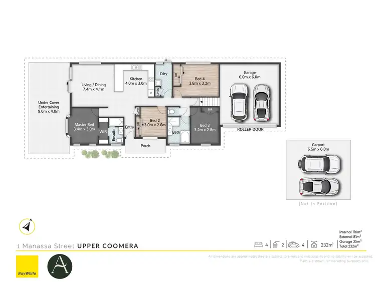 Floorplan of Homely house listing, 1 Manassa Street, Upper Coomera QLD 4209