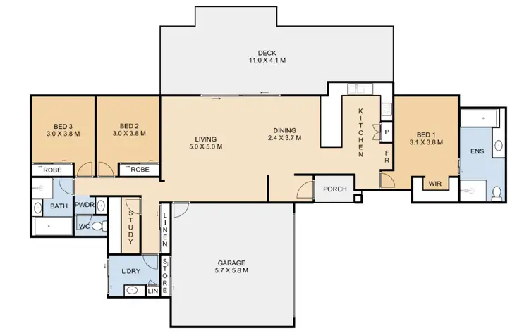Floorplan of Homely house listing, 104 - 108 Flagstone Creek Road, Middle Ridge QLD 4350