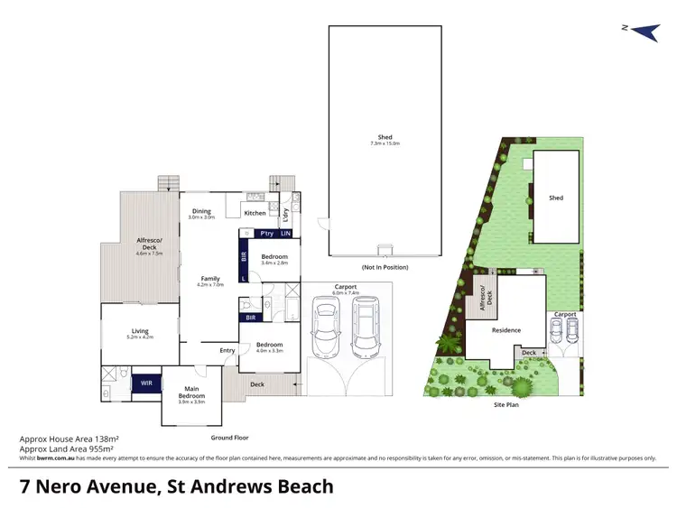 Floorplan of Homely house listing, 7 Nero Avenue, St Andrews Beach VIC 3941