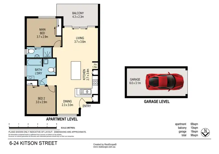 Floorplan of Homely unit listing, 6/24 Kitson Street, Morningside QLD 4170