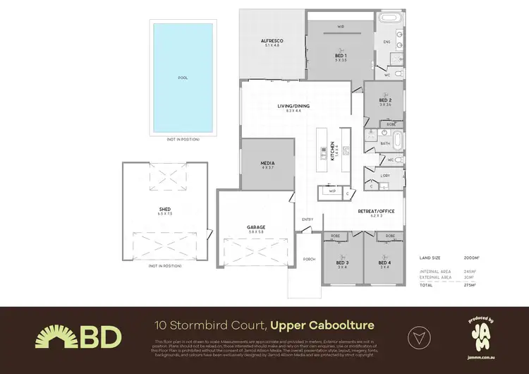Floorplan of Homely house listing, 10 Stormbird Court, Upper Caboolture QLD 4510