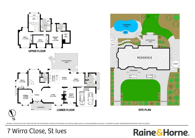 Floorplan of Homely house listing, 7 Wirra Close, St Ives NSW 2075