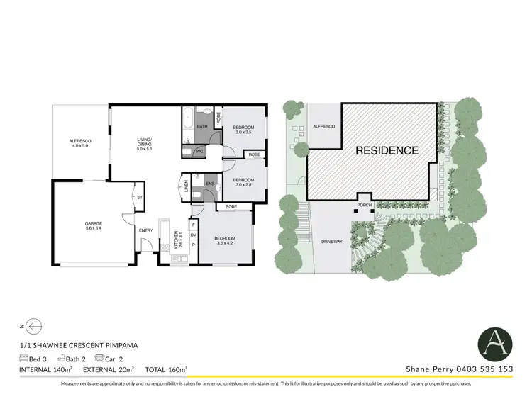 Floorplan of Homely house listing, 1/1 Shawnee Crescent, Pimpama QLD 4209