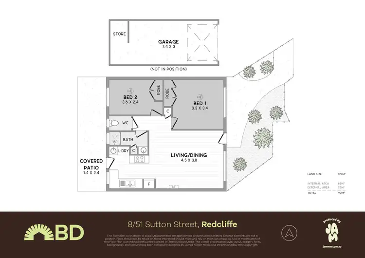 Floorplan of Homely unit listing, 8/51 Sutton Street, Redcliffe QLD 4020