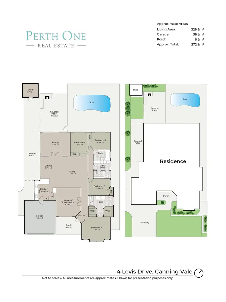 Floorplan of Homely house listing, 4 Levis Drive, Canning Vale WA 6155