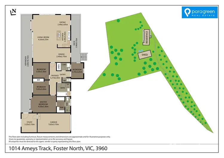Floorplan of Homely house listing, 1014 Ameys Track, Foster North VIC 3960