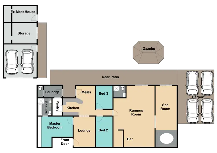 Floorplan of Homely rural property listing, 7L Marrington Road, Brocklehurst NSW 2830