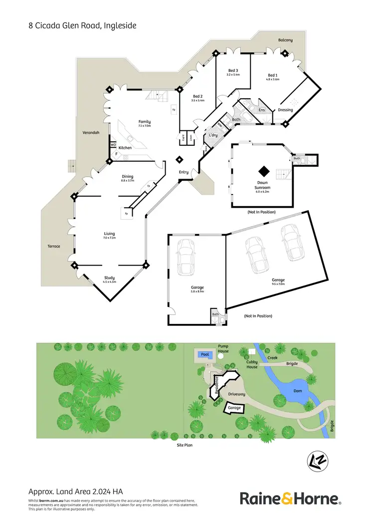 Floorplan of Homely house listing, 8 Cicada Glen Road, Ingleside NSW 2101