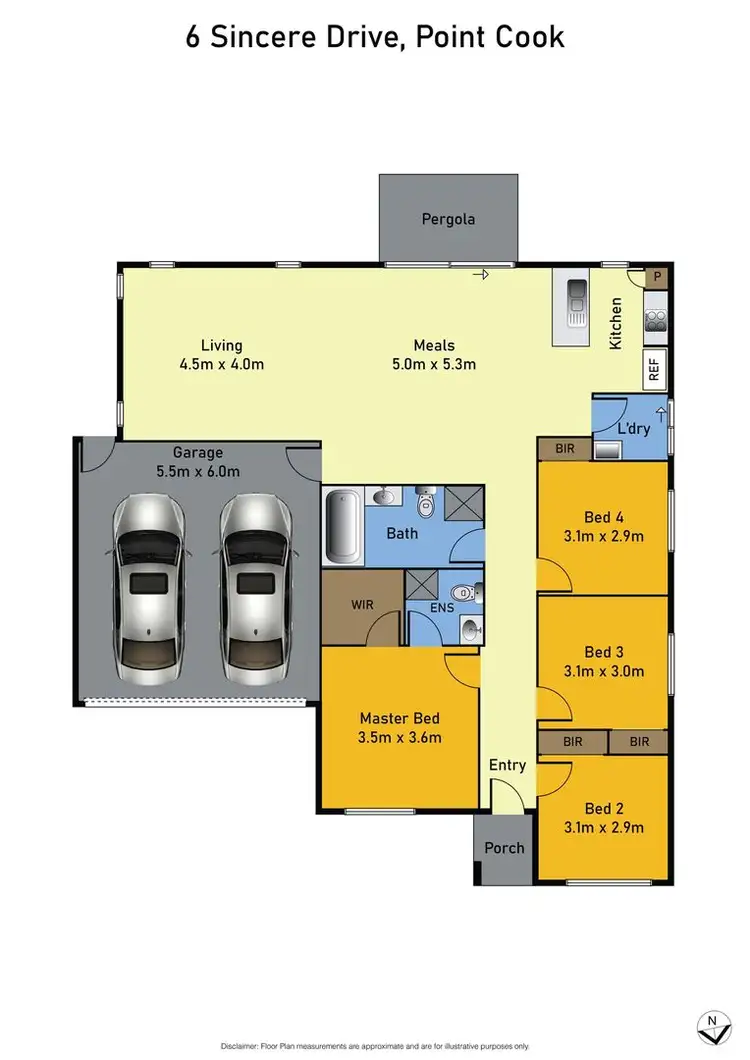 Floorplan of Homely house listing, 6 Sincere Drive, Point Cook VIC 3030