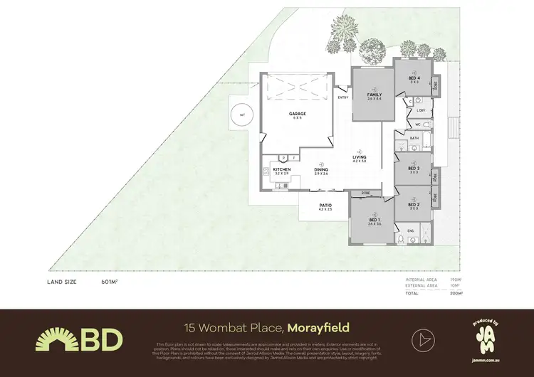 Floorplan of Homely house listing, 15 Wombat Place, Morayfield QLD 4506