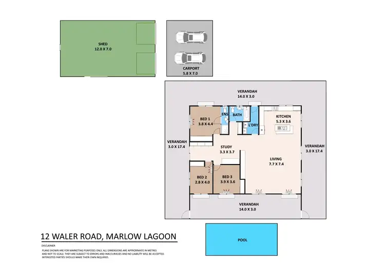 Floorplan of Homely house listing, 12 Waler Road, Marlow Lagoon NT 830