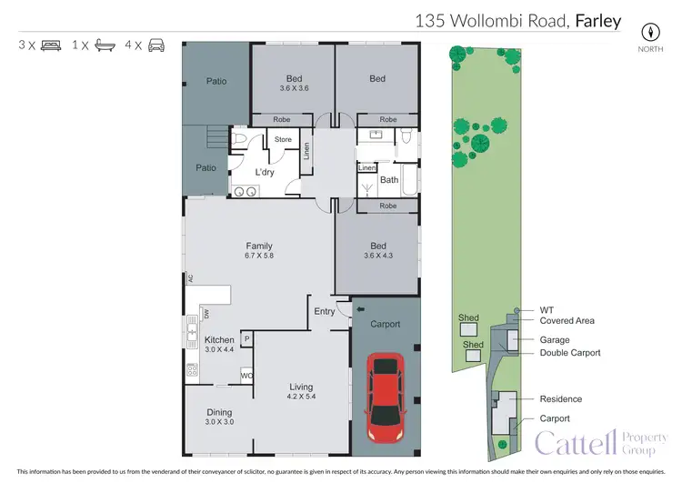 Floorplan of Homely house listing, 135 Wollombi Road, Farley NSW 2320