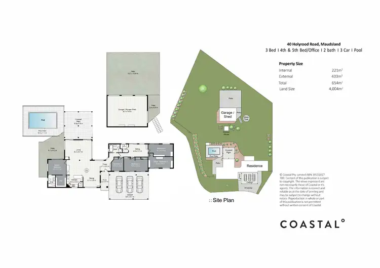 Floorplan of Homely rural property listing, 40 Holyrood Road, Maudsland QLD 4210