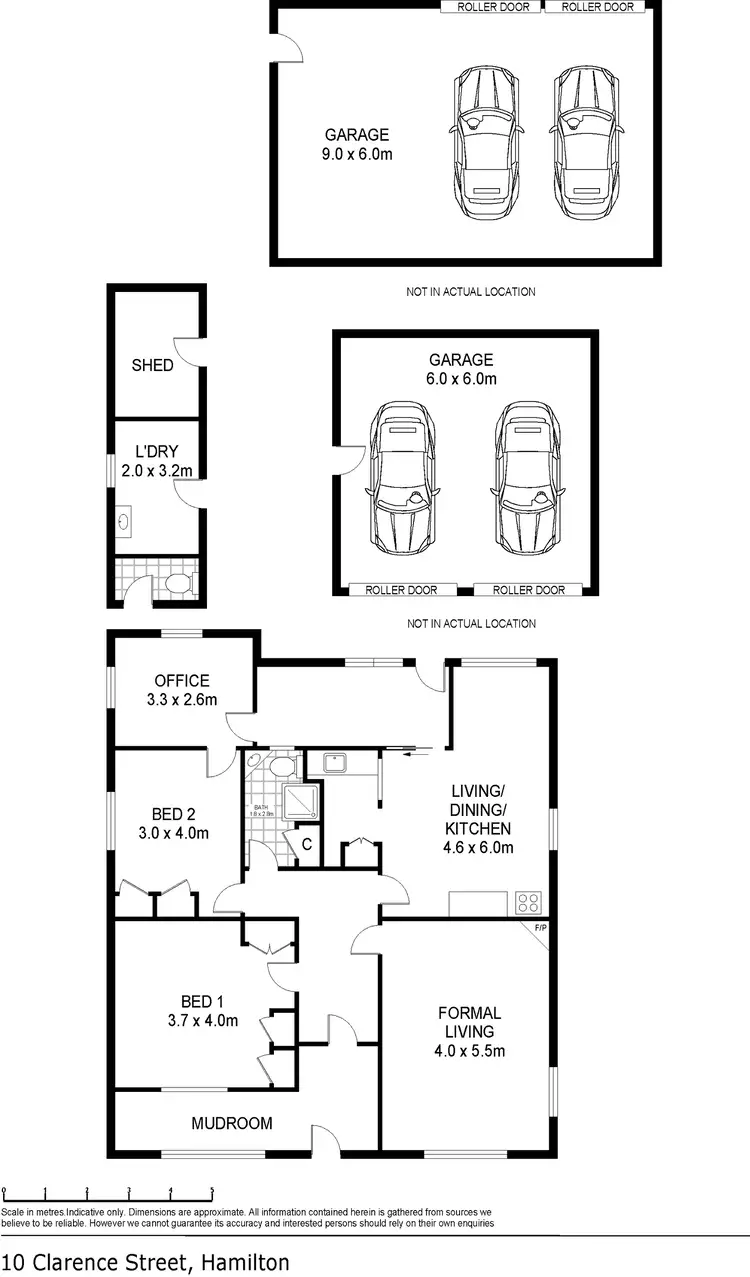 Floorplan of Homely house listing, 10-12 Clarence Street, Hamilton VIC 3300