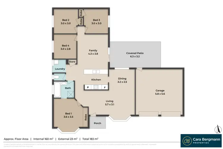 Floorplan of Homely house listing, 18 Cameo Court, Bray Park QLD 4500
