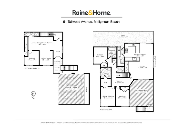 Floorplan of Homely house listing, 51 Tallwood Avenue, Mollymook Beach NSW 2539