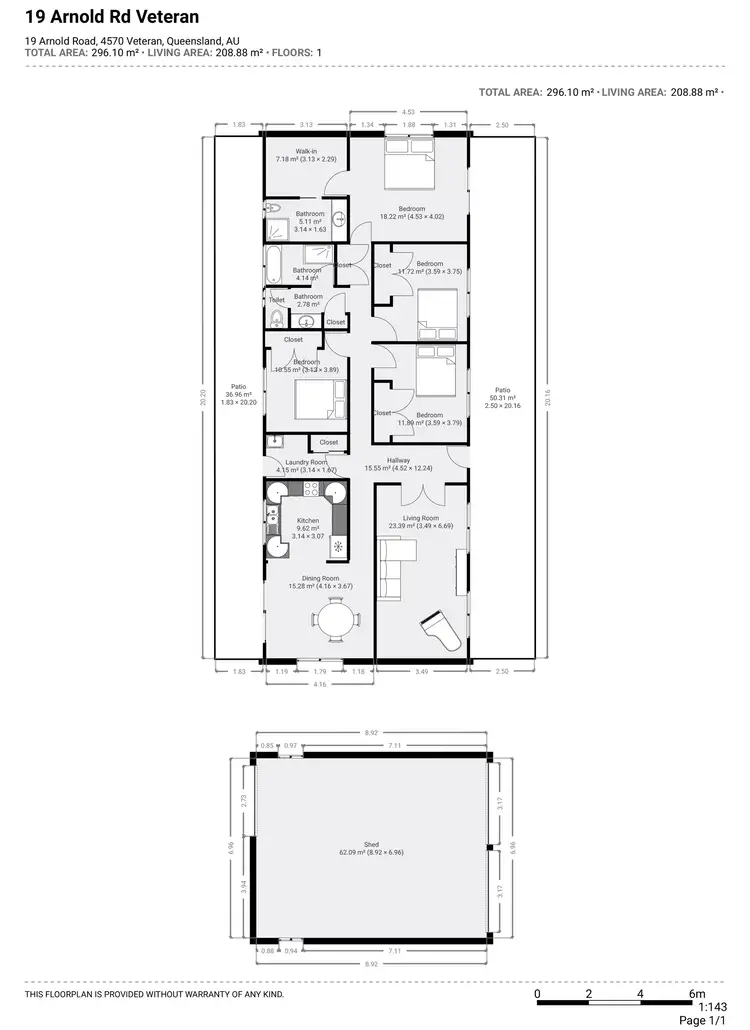 Floorplan of Homely house listing, 19 Arnold Road, Gympie QLD 4570