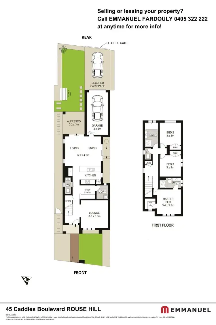 Floorplan of Homely house listing, 45 Caddies Boulevard, Rouse Hill NSW 2155