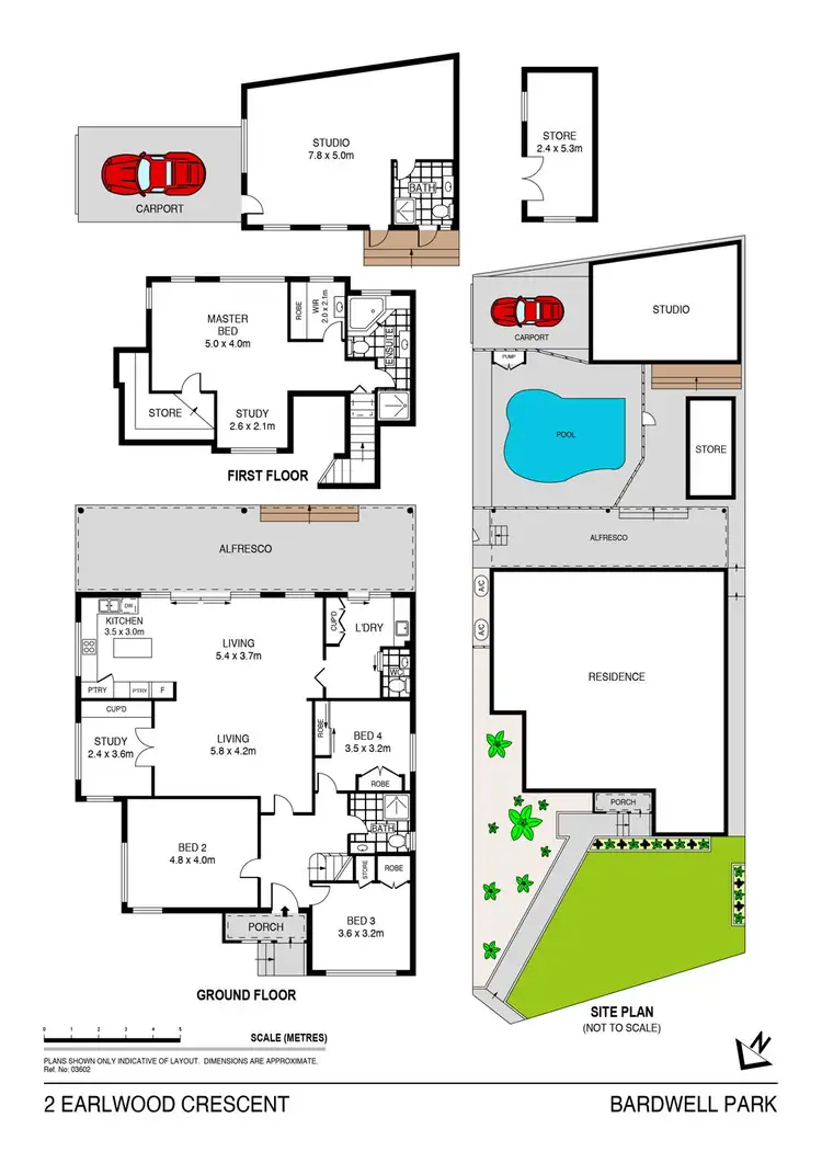 Floorplan of Homely house listing, 2 Earlwood Crescent, Bardwell Park NSW 2207