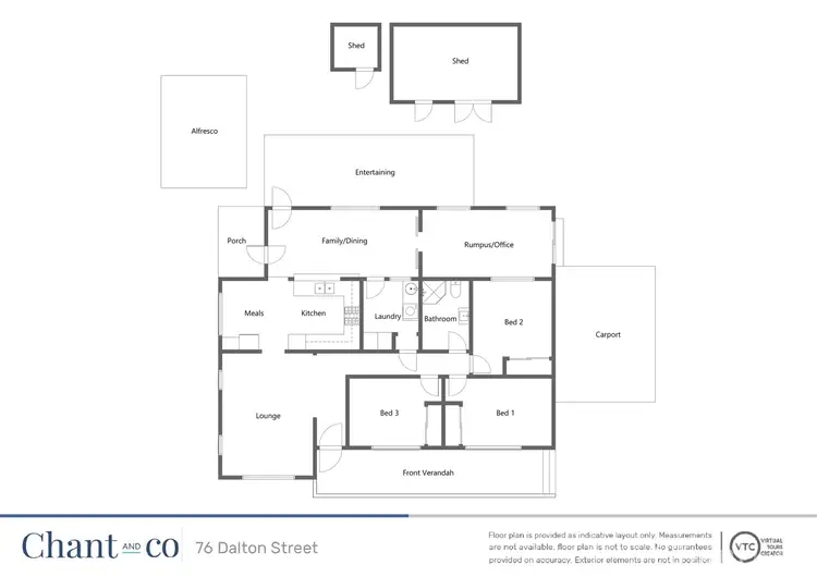 Floorplan of Homely house listing, 76 Dalton Street, Dubbo NSW 2830