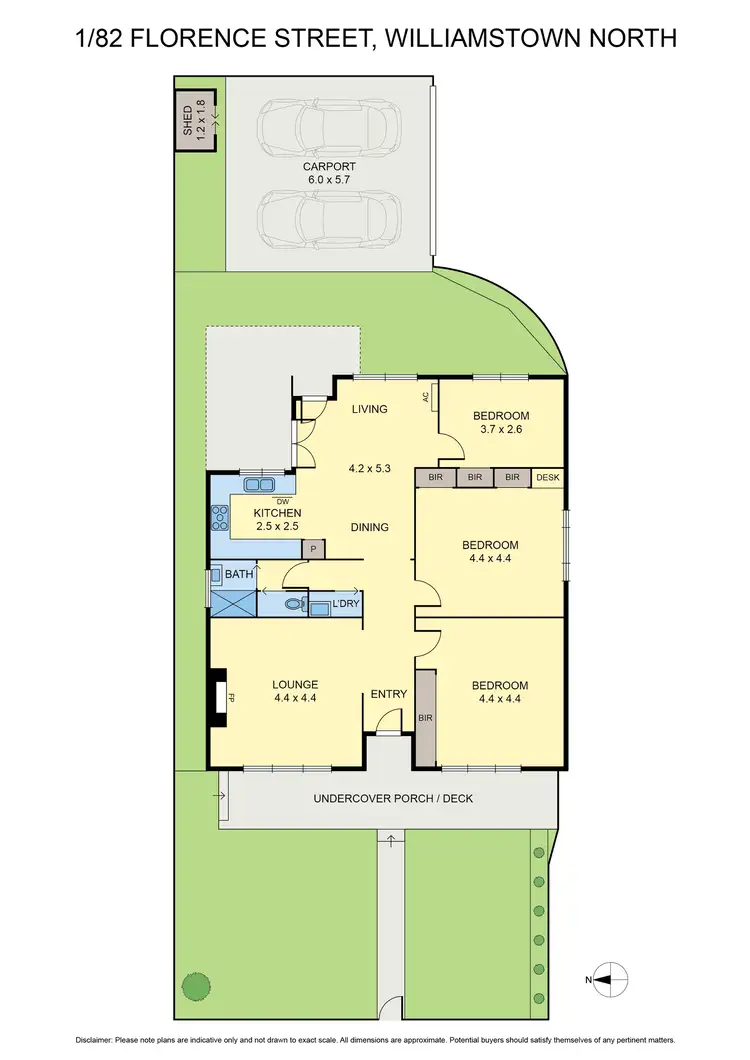 Floorplan of Homely house listing, 1/82 Florence Street, Williamstown North VIC 3016