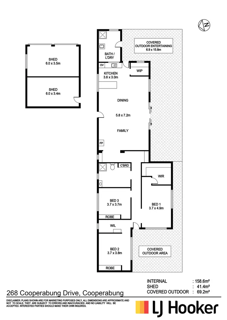 Floorplan of Homely rural property listing, 268 Cooperabung Drive, Cooperabung NSW 2441