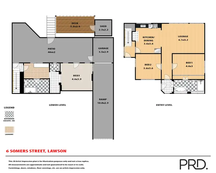 Floorplan of Homely house listing, 6 Somers Street, Lawson NSW 2783