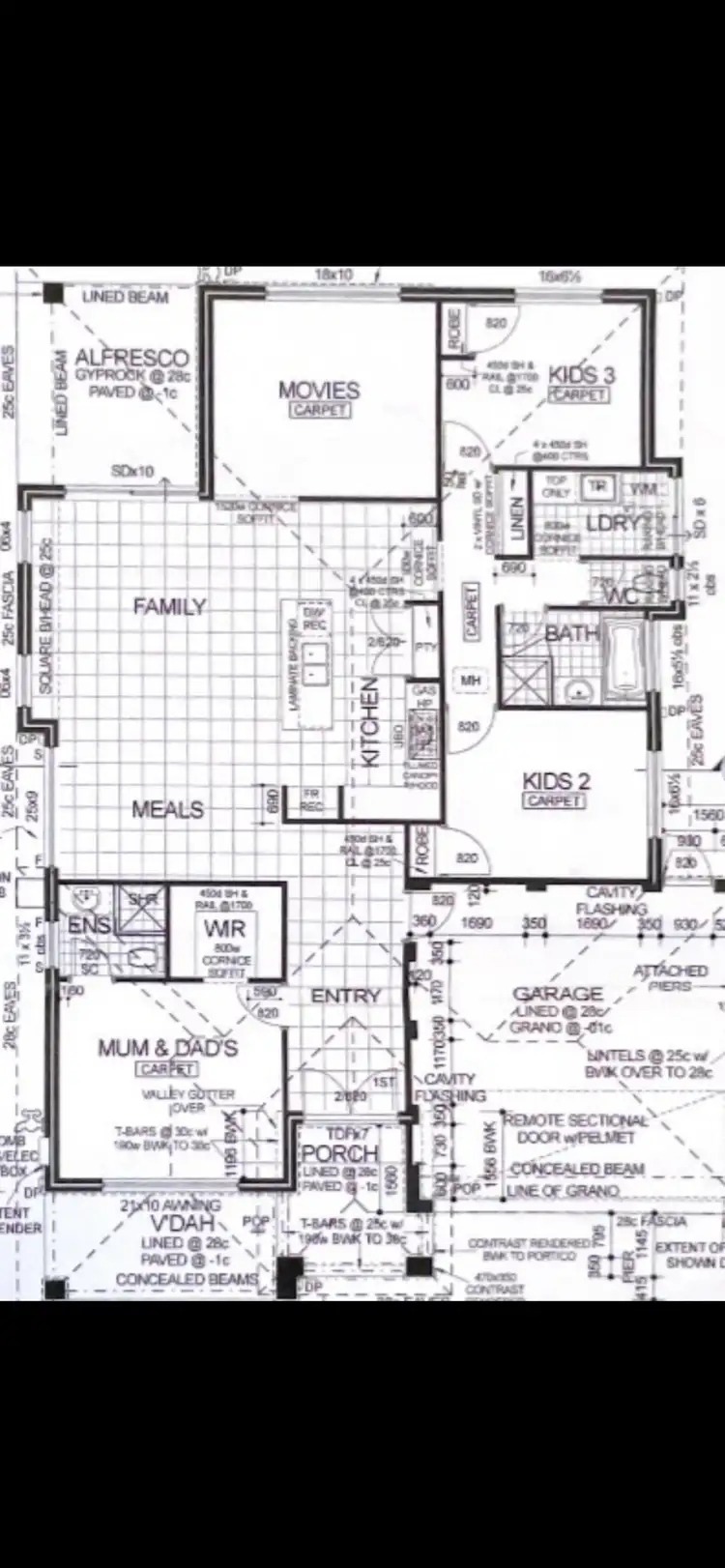 Floorplan of Homely house listing, 30 Strathclyde Circuit, Champion Lakes WA 6111