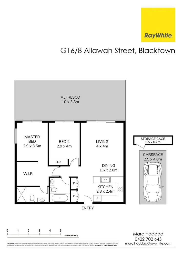 Floorplan of Homely unit listing, G16/8B Allawah Street, Blacktown NSW 2148