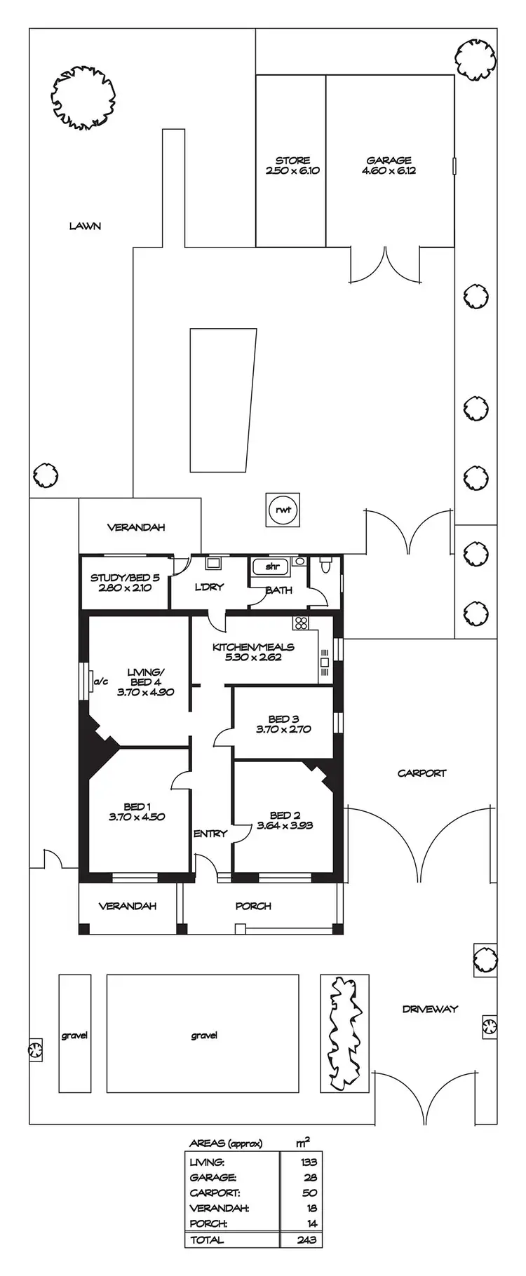 Floorplan of Homely house listing, 19 Second Avenue, Sefton Park SA 5083